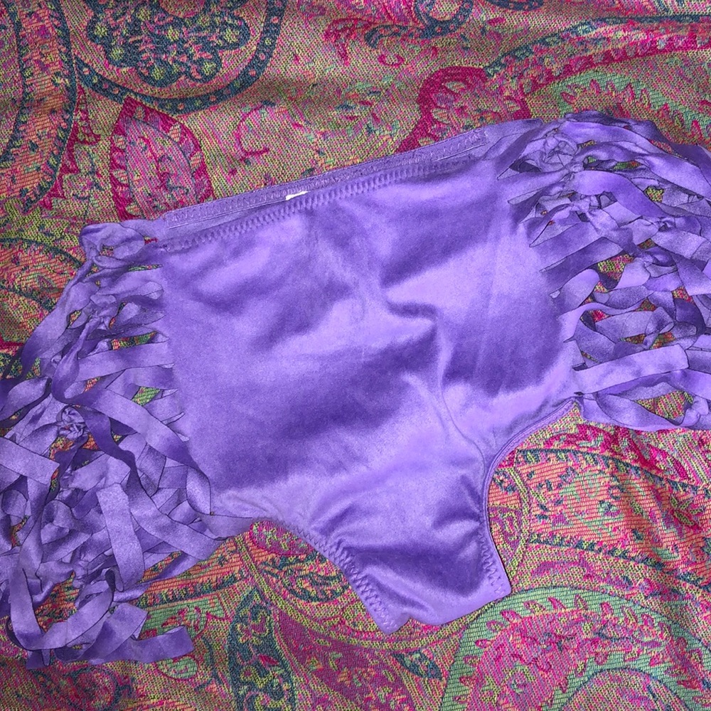 iHeartRaves Purple Booty Shorts